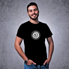 Swirl Design Casual Wear T-Shirt