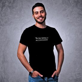 English Quote T-Shirt Alcoholiday